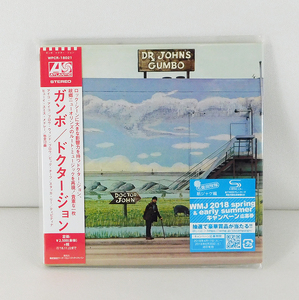 帯付 紙ジャケ SHM-CD「Dr. John ドクター・ジョン/GUMBO ガンボ 初回生産限定盤」WPCR-18021/リマスター/Iko Iko