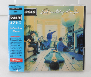 【即決】国内 帯付き CD「Oasis/オアシス Definitely Maybe」1994年9月8日リリース盤/1sアルバム/ESCA-6045