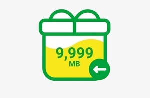 【即日対応】mineo マイネオ パケットギフト 約10GB（9999MB) 