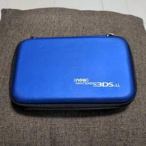 【美品】Newニンテンドー3DS LL ケース ブルー HORI製