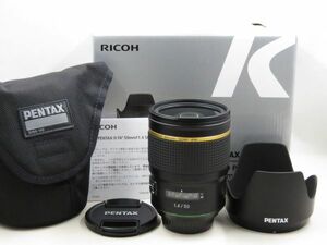 [21284V5]★超極上美品★PENTAX HD PENTAX-D FA ★ 50mm F1.4 SDM AW 元箱付き