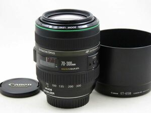 [21305V3]★新品級美観★CANON EF 70-300mm F4.5-5.6 DO IS USM フード付き