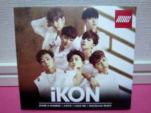 K-POP♪ iKON アイコン「DUMB & DUMBER」日本盤CD（初回仕様デジパック）／美品！