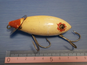 ☆1, Baby Crab wiggler　クラブウィグラー　Lリグ Wood　RH系　オールド OLD ヘドン ９０年以上前か heddon HEDDON　 ☆