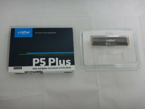 【サイコム】 Crucial P5 Plus 500GB PCIe M.2 2280SS SSD (CT500P5PSSD8) @Used@ u1207B