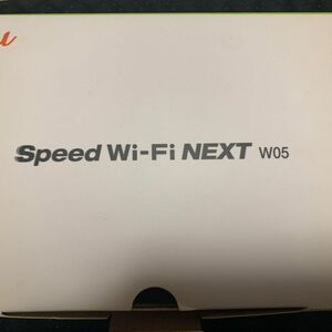 speed Wi-Fi next w05