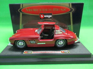 [ stock 1 point only ] BBurago Burago Mercedes Benz BENZ 300 SL 1954 minicar 1/24 new goods unused 