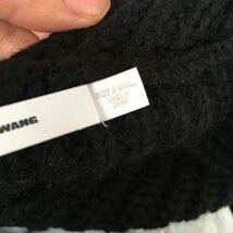 Alexander wang アレキサンダーワン　ニット ネック Vネック　ローゲージ　黒_画像5