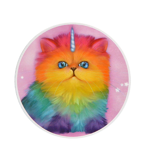 ★新品/即決【 starshine arts 】“mewnicorn” sticker/ステッカー/アメリカ製 /UV protected/防水・日焼け防止/猫/ユニコーン/レインボー