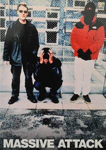  即決/1999年デッドストック【Pyramid】 Massive Attack ポストカード/絵葉書/イギリス製/TRIP HOP/DUB/マッシブアタック(nk-2311-4)