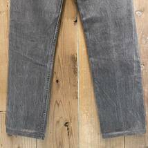 【W31 L31】80s USA製 Levi’s 501 ブラック デニム パンツ ジーンズ リーバイス ビンテージ アメリカ古着 70s 90s 黒_画像8