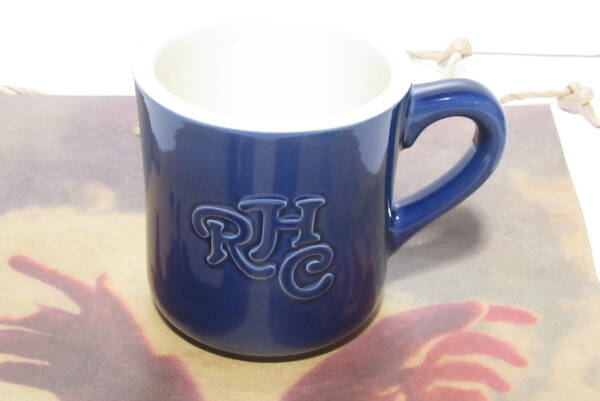 RHC Ron Herman ロンハーマン Emboss Logo Mug マグカップ ネイビー