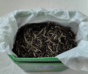 中古未使用10年以上陳年熟成(緑茶)雨花茶25gバラ