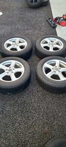 205/60R16 BRIDGESTONE BLIZZAK VRX スタッドレス　4本セット アルミ BALMINUM 16x6.5J PCD 114.3 5H　ノア ヴォクシー アクセラ等