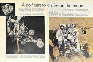 1971年アポロ14.15号/ヴィンテージ雑誌広告オリジナル・ポスター