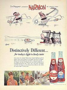 1960年ドクターペッパーは、楽しい風味と軽快な気分/ヴィンテージ雑誌広告オリジナル・ポスター