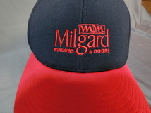 激レア USA購入 アメリカ企業モノ オーダー窓ドア販売会社【Milgard Windows & Doors】ロゴ刺繍入りキャップ中古良品_画像1