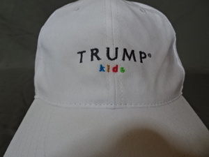 激レア USA購入 第45代アメリカ合衆国大統領 ドナルド トランプ【Donald Trump】【Trump Kids】ロゴ刺繍入りキャップ 中古良品