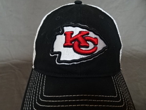  ultra rare USA buy [Fanatics][NFL PRO LINE]NFL can The s City chief s[Kansas City Chiefs] with logo embroidery mesh cap used good goods 