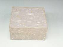 山中漆器　木製　曲建水　紙箱　未使用保管品/茶道具　K1210-5_画像8