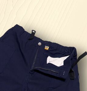 GRIP SWANY×bit blue GSP-OR04 FIREPROOF JOG 3D CAMP PANTS クライミング　ストレッチ　キャンプパンツ★Mサイズ　ネイビー★