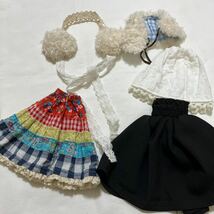 ブライス Blythe スカート3枚　ベスト　イヤーマフ_画像5