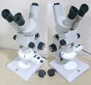 ニコン ズーム３眼実体顕微鏡、SMZ-2T 6.3倍ズーム　美品　LED照明付　明るく鮮明