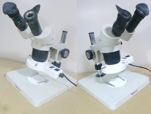 ミツトヨ MITSUTOYO ２段階倍率切替式　双眼実体顕微鏡 LED照明付 美品　明るく、鮮明