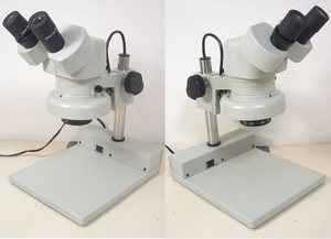 カートン同等 エンジニア 双眼実体顕微鏡 極上美品 倍率切替 リング照明付 明るく鮮明　
