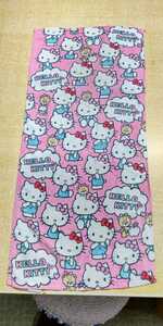  Sanrio Hello Kitty Kitty Kitty Chan face towel new goods * unopened * prompt decision HELLO KITTY