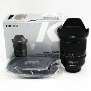 ★☆ペンタックス　HD PENTAX-D FA 24-70mmF2.8ED SDM WR 中古　元箱あり　美品　使用頻度少　リコ－イメ－ジング☆★