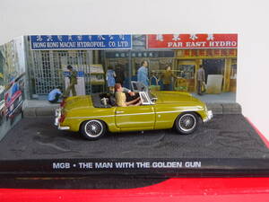 クリヤケースにクラック有り　#1/43 007ボンド MG B The Man With The Golden Gun