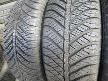 19年製イボ付き 195/65R15 91H ◆グッドイヤー VECTOR 4 SEASONS◆ 4本 B2048 スタッドレス_画像4