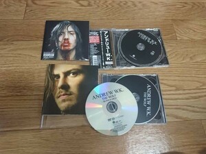 ★☆Ｓ07074　アンドリューW.K.（Andrew W.K.)【I Get Wet】【The Wolf】　CDアルバムまとめて２枚セット☆★