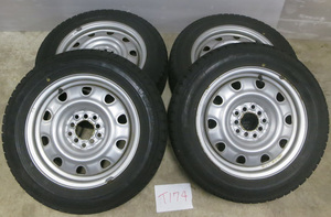 09年 ICE NAVI ZEA 185/65R15 88Q ＋スチールホイール 15×6JJ 5H P.C.D. 100/114.3 スタッドレス4本セット /T174_100