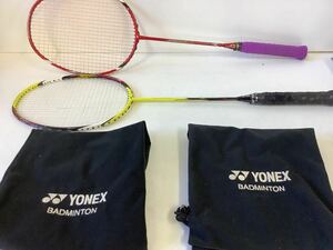 ○営HM114-A5S80【埼玉発】バドミントンラケット ARC SABER Z-SLASH YONEX ヨネックス ラケットケース付