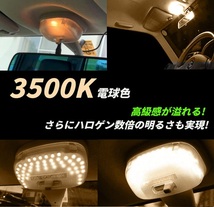 JB23 JB23W LED ルームランプ スズキ ジムニー 専用設計 電球色_画像4