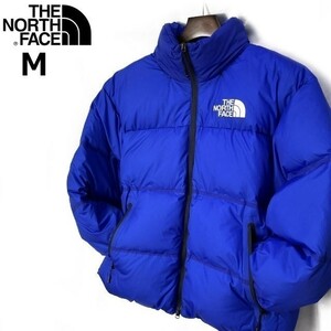 新品 未使用 THE NORTH FACE REMASTERED NUPTSE JACKET ダウンジャケット ヌプシ US 軽量 2022-23AW 入手困難 (M) 青 ネイビー190122-250