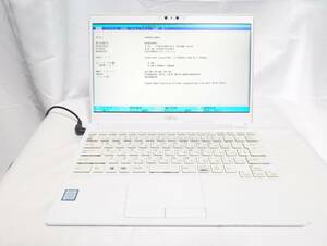 1円スタート ジャンク FUJITSU LIFEBOOK UH UH75/C3 FMVU7C3WD1 Core i7-8565U メモリ8GB SSDなし BIOS起動OK ノートパソコン