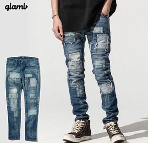 glamb グラム　Unplugged skinny denim/アンプラグドスキニーデニム　サイズL