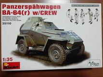 ★1/35 Miniart / Vision MODELS. ★ドイツ・ Panzerspahwagen BA-64(r) w/CREW ★ 35110_画像1