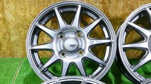 R5882IS SPORT ABELIA 13インチ アルミ ホイール 13×4.00B+43 100/4H ハブ67 4本_画像2