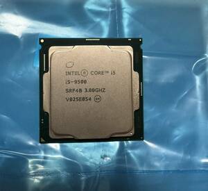 ■【中古品】インテルIntel Core i5-9500 (Coffee Lake)クロック周波数：3.00 GHz 65W ソケット形状：FCLGA1151 ■