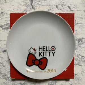  Hello Kitty 40TH ANNIVERSARY2014 plate . plate Lawson campaign not for sale 