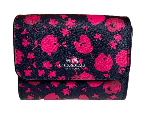 【COACH】プレーリー キャリコ フローラル 二つ折り財布