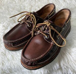 【アパレル】☆美品☆ DANNER ダナー 本革 デッキシューズ クレープソール 26.5㎝ モカシンシューズ メンズ おしゃれ 古着 靴 シューズ