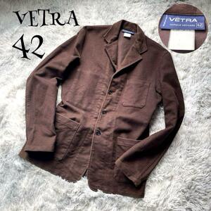 d32【べトラ】VETRA フランス ベルベット スエード ジャケット ヴィンテージ 42 輸入 オーバーサイズ トラッドスタイル 古着男子