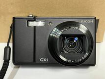 【極上品】RICOH CX-1 ブラック 液晶保護フィルム付き リコー コンパクトデジタルカメラ _画像3