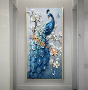 リビングルーム装飾画 玄関装飾画 現代 ソファの背景装飾画◆40*80cm
