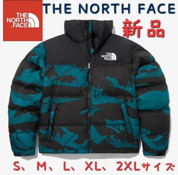 カモブルーTHE NORTH FACEノースフェイス 新品 ダウンジャケット XL